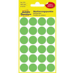 Avery Zweckform Markierungspunkt 3174 18mm leuchtgrün 96 St. Pack. Avery Zweckform Markierungspunkt 3174 18mm leuchtgrün 96 St. Pack.