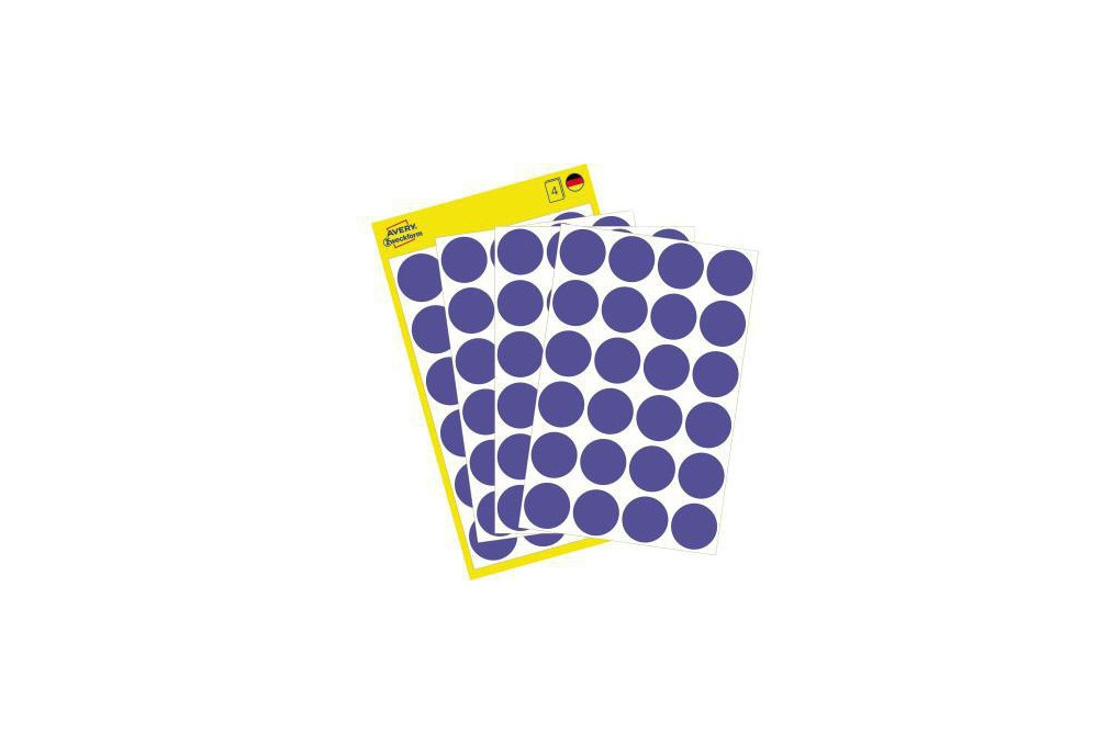 Avery Zweckform Markierungspunkt 3596 18mm blau 96 St. Pack.
