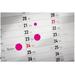 Avery Zweckform Markierungspunkt 3850 10mm magenta 800 St. Pack.