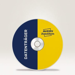 Avery Zweckform CD DVD Etikett L7676 100 117mm weiß 200 St. Pack. Avery Zweckform CD DVD Etikett L7676 100 117mm weiß 200 St. Pack.
