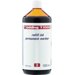 edding Nachfülltusche T1000 4 T1000002 1.000ml rot