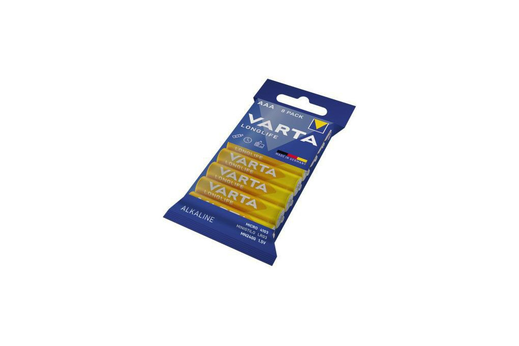 Varta Batterie Longlife 4103101328 AAA 1,5V 8 St. Pack.