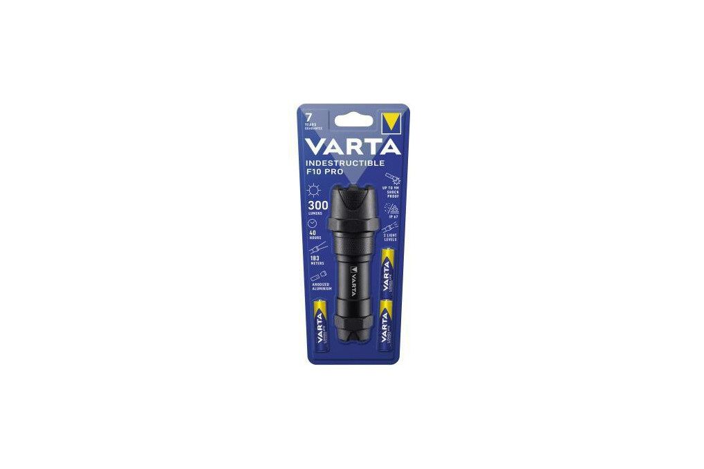 Varta Taschenlampe Indestructible F10 Pro 18710101421 LED