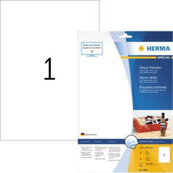 HERMA Etikett 8895 210x297mm weiß 10 St. Pack. HERMA Etikett 8895 210x297mm weiß 10 St. Pack.
