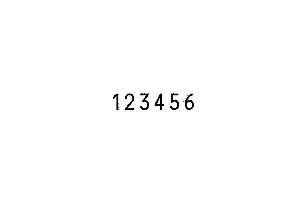 REINER Numeroteur B6 4,5 Block Zifferngröße 4,5 mm Blockschrift