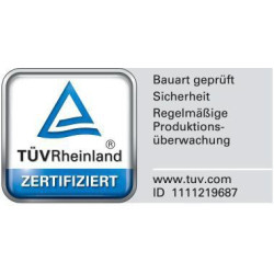 ZWINGO Sicherheitspapierkorb Z1100495 13l rund schwarz