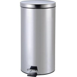 ZWINGO Tretabfalleimer Z2300300 20l Stahl rund Edelstahl