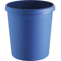 helit Papierkorb H6105834 18l rund Kunststoff blau