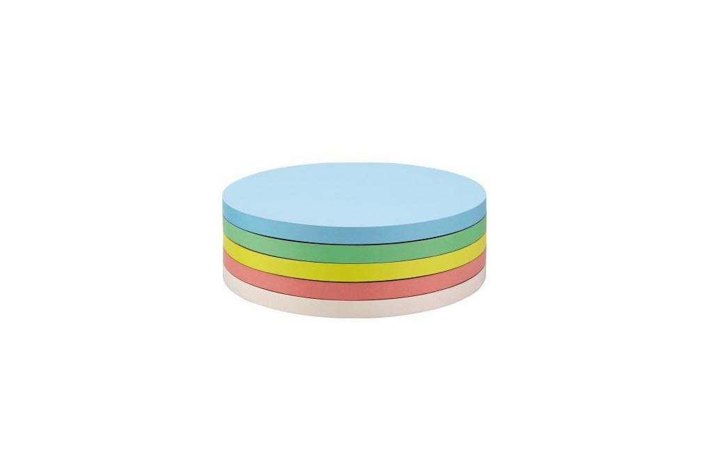 magnetoplan Moderationskarte 111151710 rund 140mm sort. 500St.