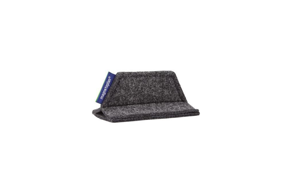 magnetoplan Tafelwischer 1228801 magnetoWipe ecoAware PET Filz grau