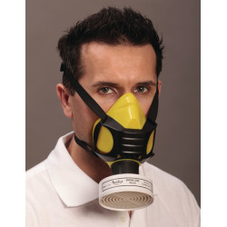 Halbmaske Polimask ALFA Silikone EN 140 m.Ausatemventil Universalgröße EKASTU