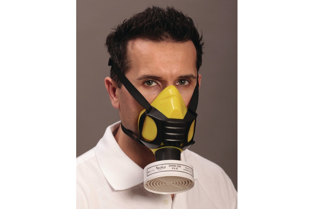 Halbmaske Polimask ALFA Silikone EN 140 m.Ausatemventil Universalgröße EKASTU