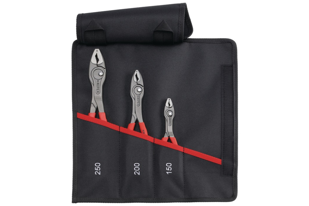 Greifzangenset TwinGrip® Inh.3 tlg.atram.Rolltasche KNIPEX