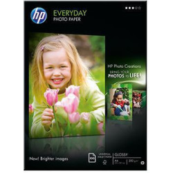 HP Fotopapier Everyday Q2510A DIN A4 200g weiß 100 Bl. Pack.