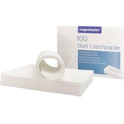 Magnetoplan Löschpapier 12296 Papier creme100 Bl. Pack.