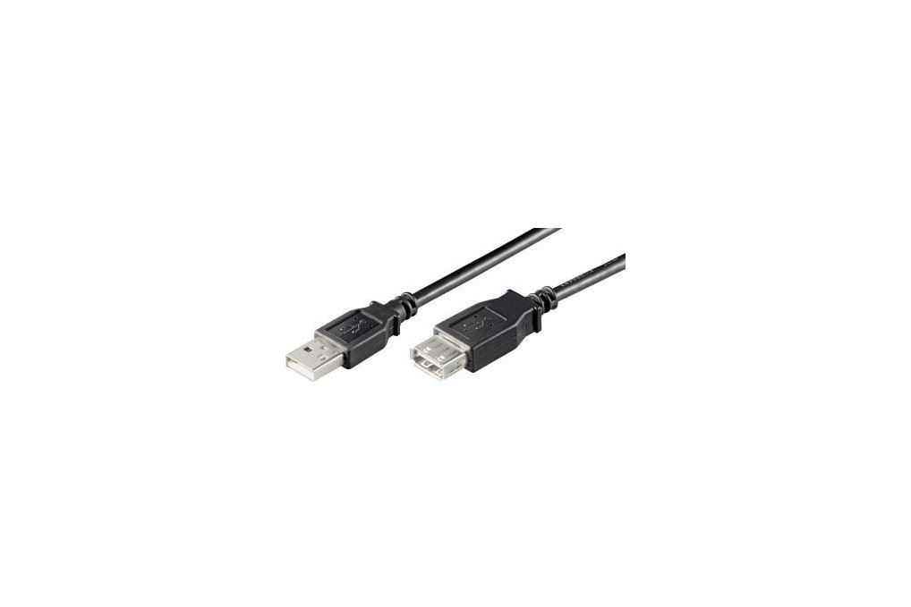 Goobay USB Verlängerungskabel 68903 USB 2.0 1,8m A Stecker A Buchse sw