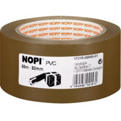 NOPI Packband 57215 00000 50mmx66m PVC braun