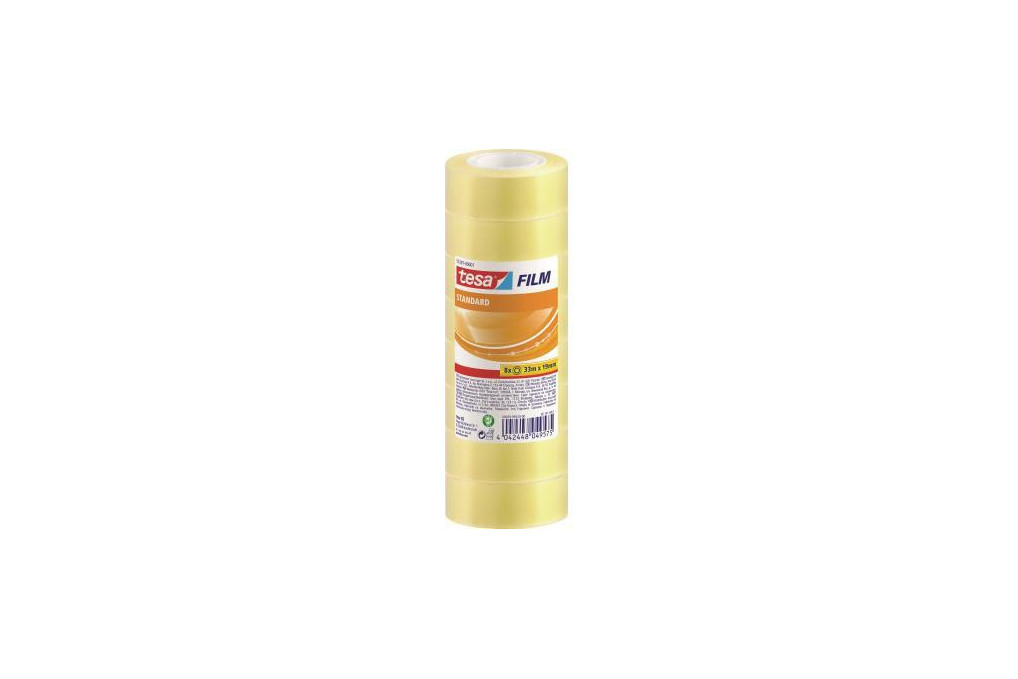 tesa Klebefilm 57207 00001 19mmx33m 8 St. Pack.