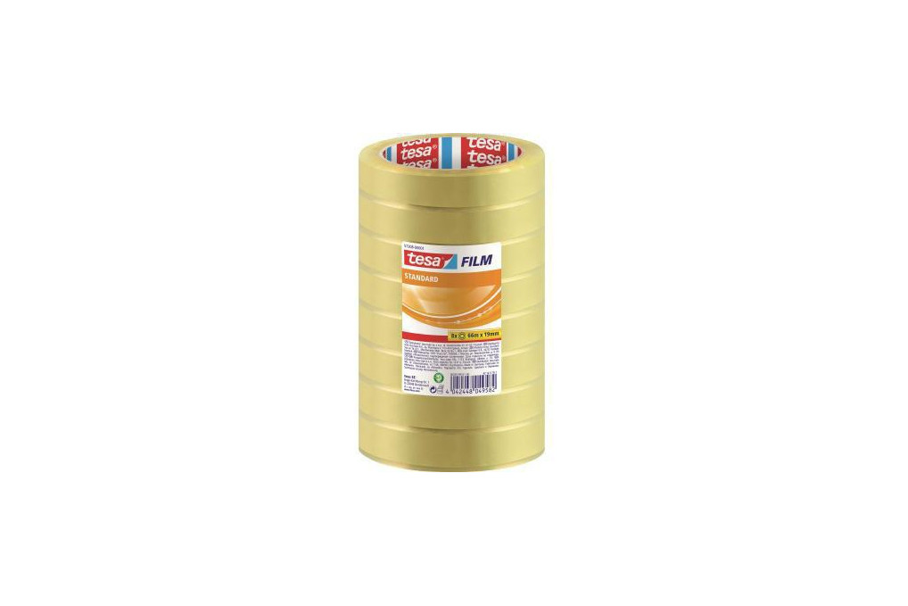 tesa Klebefilm 57208 00001 19mmx66m 8 St. Pack.