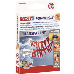 tesa Klebestücke Powerstrips Deco 58800 00012 14,5x42mm 16 St. Pack.