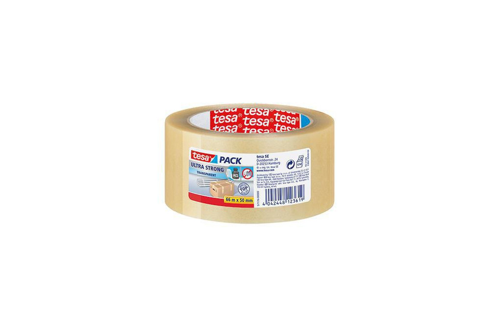 tesa Packband tesapack Ultra Strong 57176 00000 50mmx66m transparent
