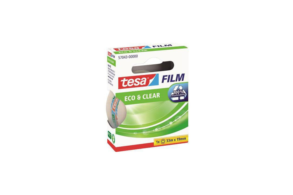 tesa Klebefilm tesafilm Eco&Clear 57043 00000 19mmx33m tesa Klebefilm tesafilm Eco&Clear 57043 00000 19mmx33m