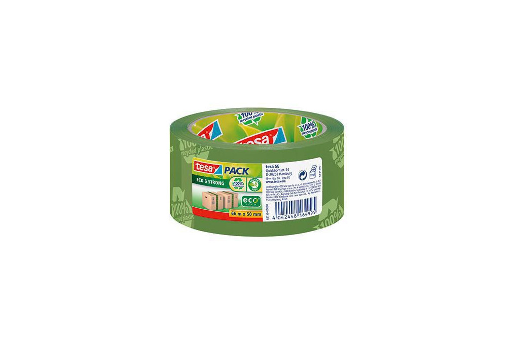 tesa Packband tesapack Eco & Strong 58156 00000 50mmx66m Aufdruck grün