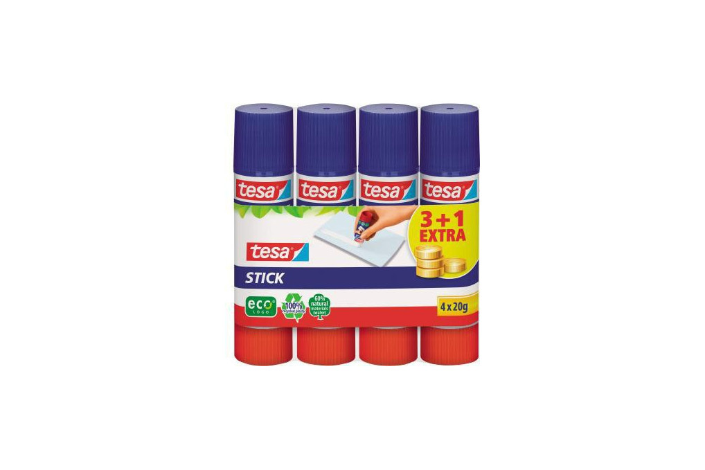 tesa Klebestift ecoLogo 57088 00200 20g 4 St. Pack.