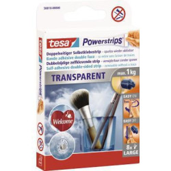 tesa Klebestück Powerstrips Large 58810 00000 tr 8 St. Pack. tesa Klebestück Powerstrips Large 58810 00000 tr 8 St. Pack.