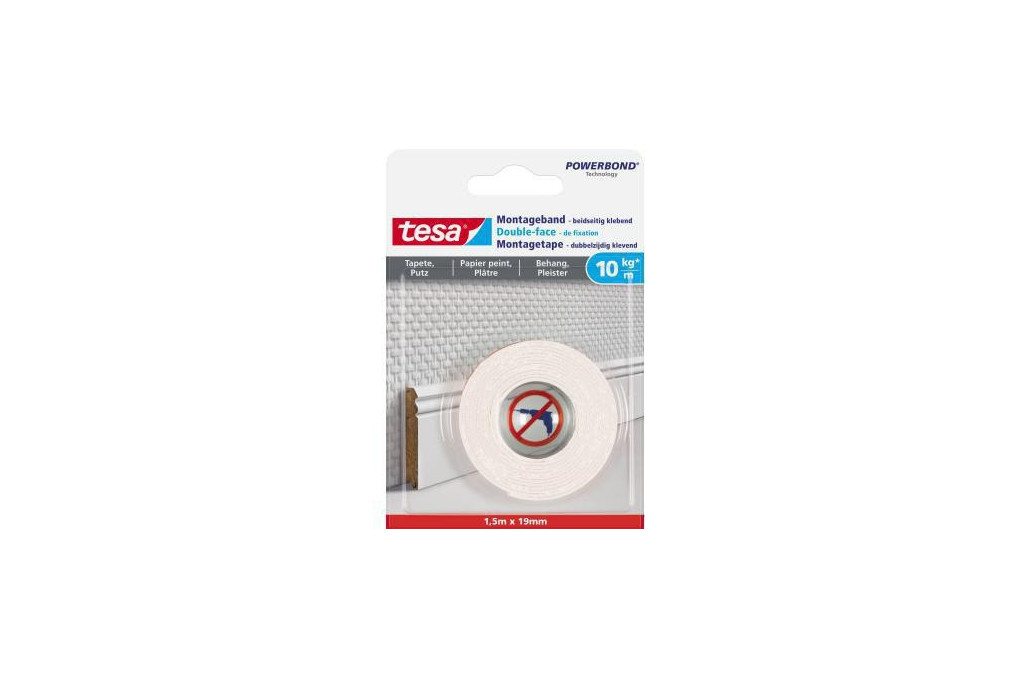 tesa Montageband 77742 00000 19mmx1,5m 10kg m