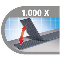 tesa Klettband On & Off 55239 00000 1x500cm schwarz