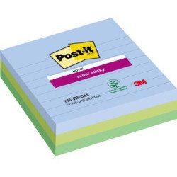 Post it Haftnotiz Super Sticky 675 3SS OAS sortiert liniert 3 St.