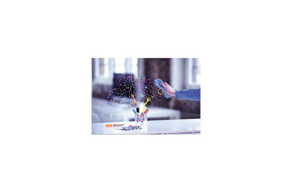 edding Glasboardmarker 95 4 95005 1,5 3mm Rundspitze gelb