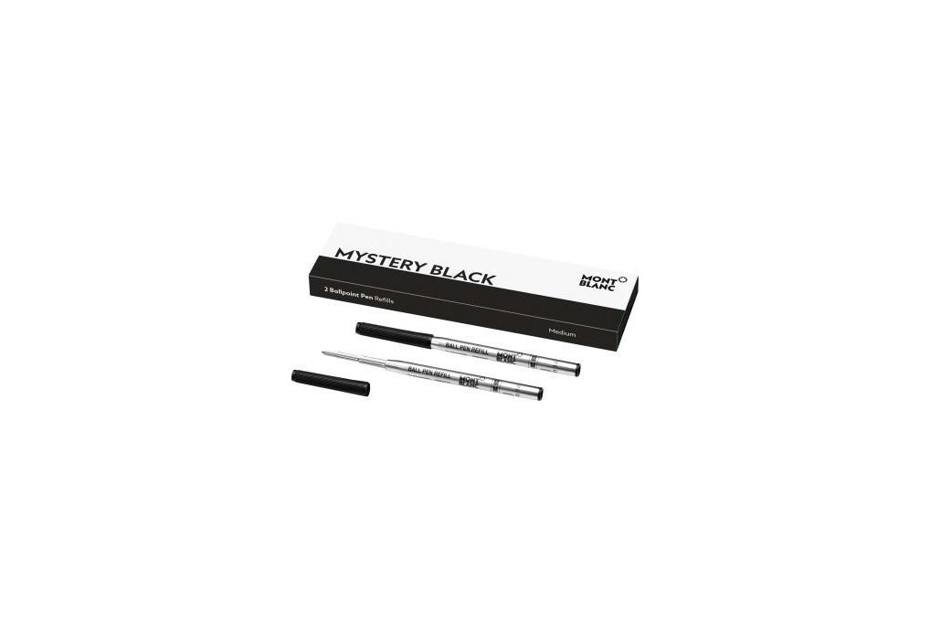 Montblanc Kugelschreibermine 128211 mystery black M sw 2 St. Pack.
