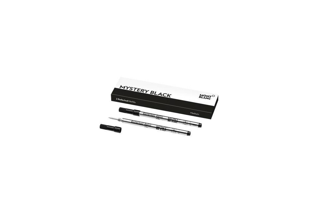Montblanc Tintenrollermine 128231 mystery black M sw 2 St. Pack.