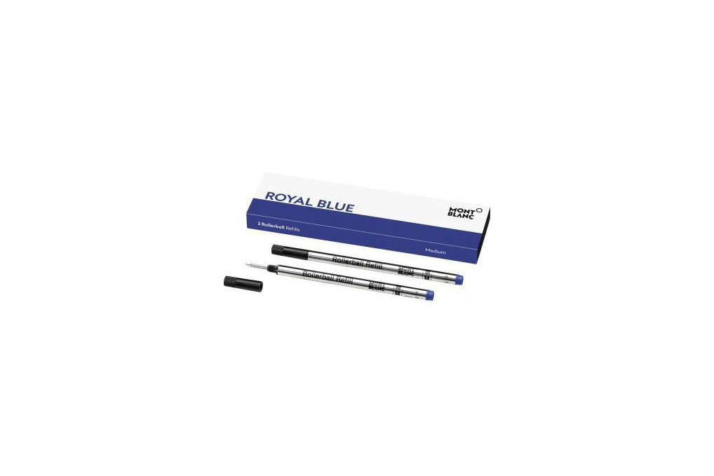 Montblanc Tintenrollermine 128233 royal blue M bl 2 St. Pack.