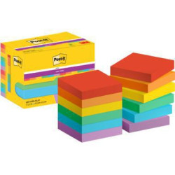 Post it Haftnotiz 622 12SS PLAY 47,6x47,6mm 90Bl sort 12St Post it Haftnotiz 622 12SS PLAY 47,6x47,6mm 90Bl sort 12St