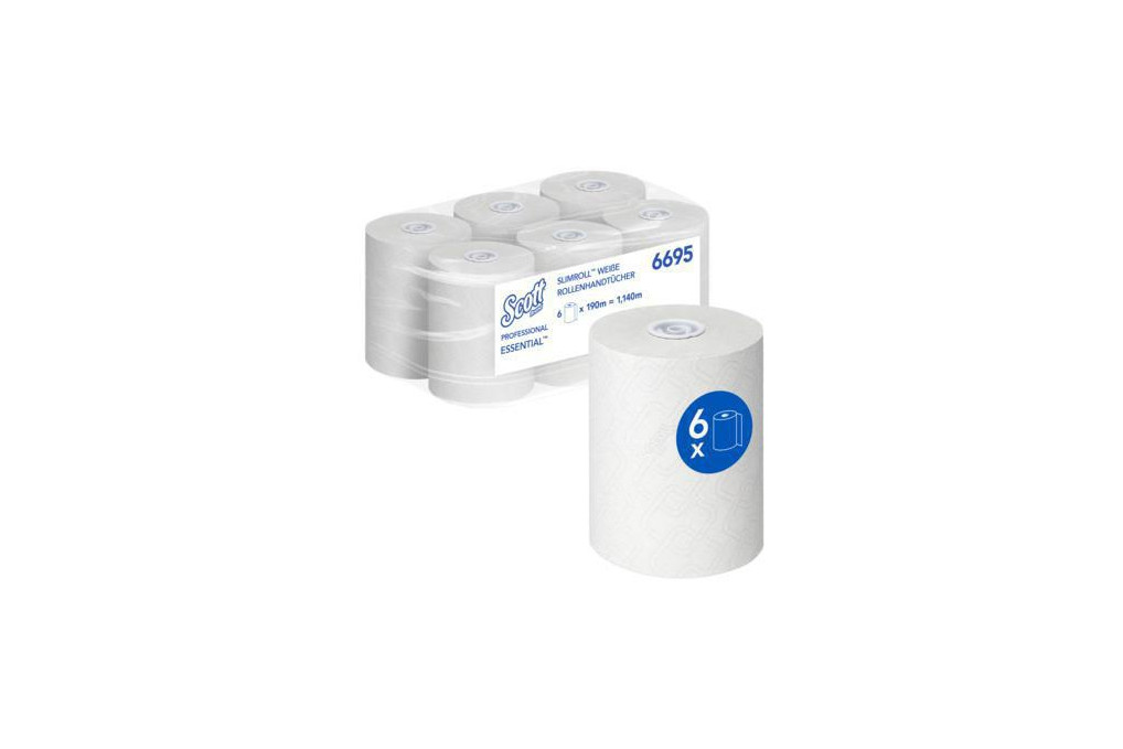 Scott Rollenhandtuch Essential 6695 1lagig 190m AIRFLEX ws 6 St. Pack.
