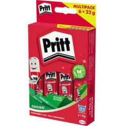 Pritt Klebestift PS6BF 22g Kunststoffhülse 6 St. Pack.