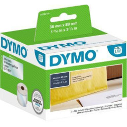 DYMO Adressetikett S0722410 36x89mm transparent 260 St. Rl.