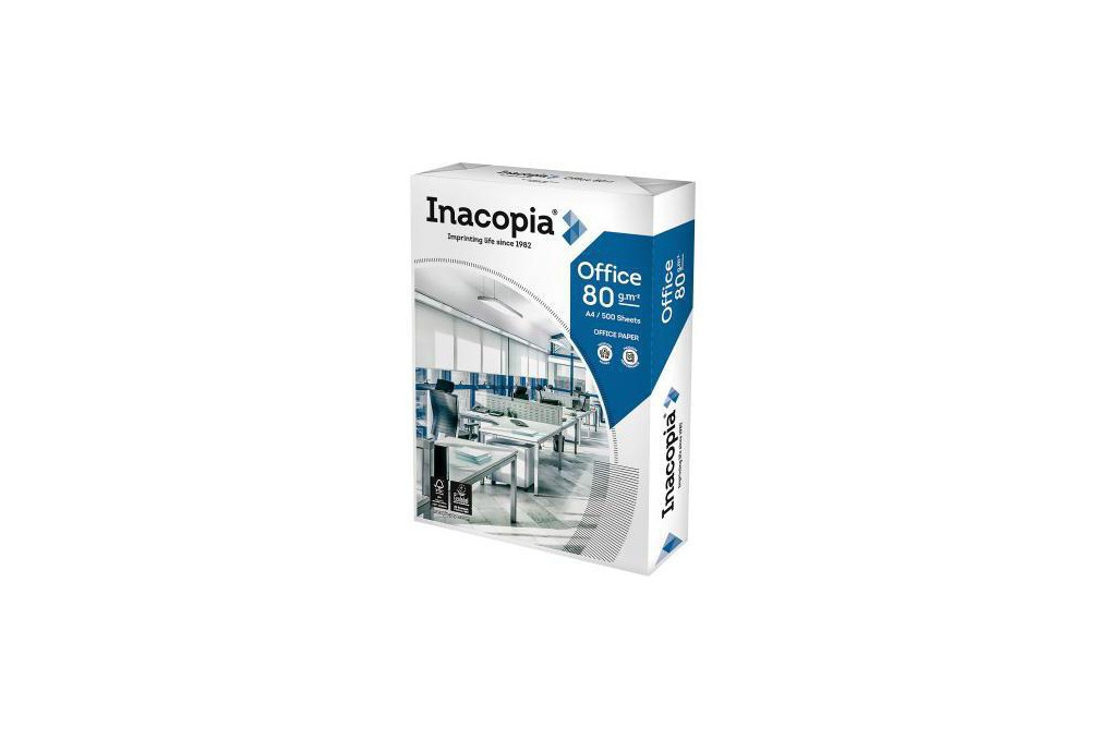 Inacopia Kopierpapier office 2100007670 A4 80g 500 Bl. Pack.