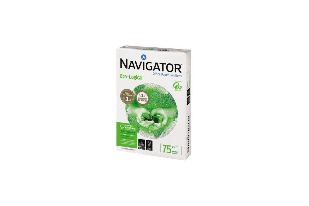 Navigator Kopierpapier Eco Logical 82467A75S DIN A4 75g 500 Bl. Pack.