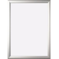 Bi office Wandprospekthalter VT720415370 A4 Klapprahmen silber