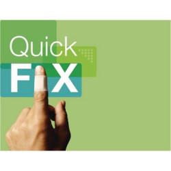 QuickFix Pflasterspender UNO 5532 weiß incl. Elastic Pflaster