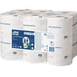 Tork Toilettenpapier Smart One Mini 472193 ws 12 St. Pack. Tork Toilettenpapier Smart One Mini 472193 ws 12 St. Pack.