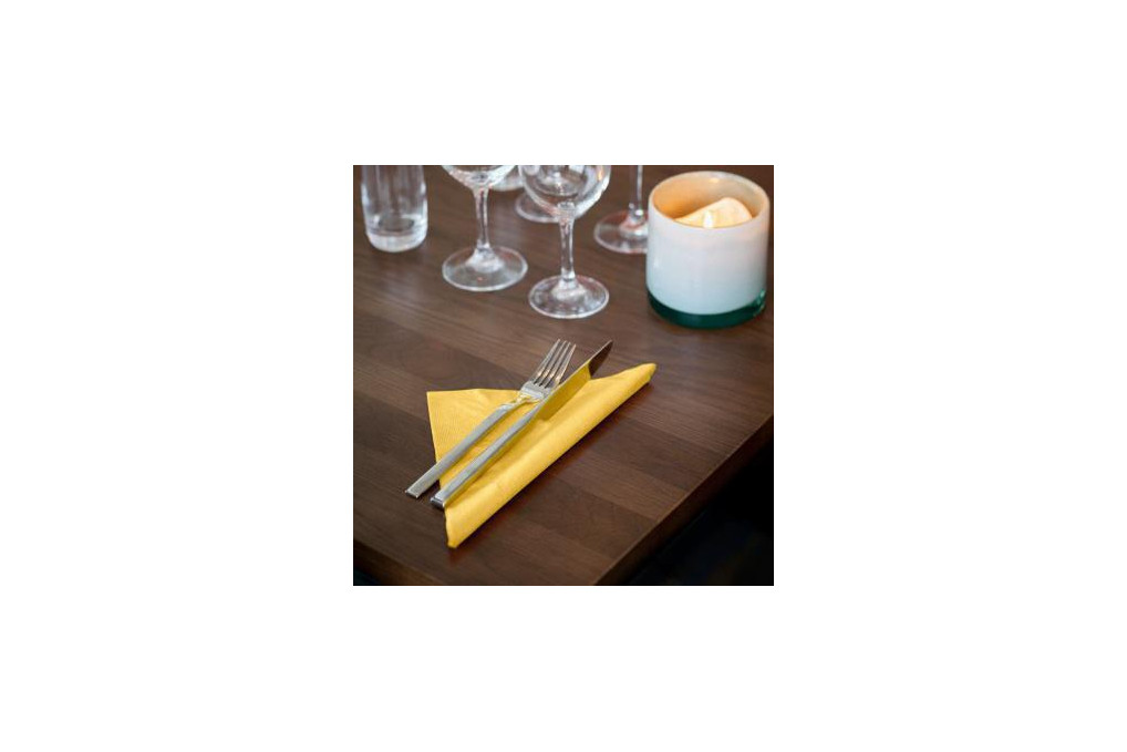 Tork Serviette 477862 33x33cm 3lg. 1 4 Falz gelb 150 St. Pack.