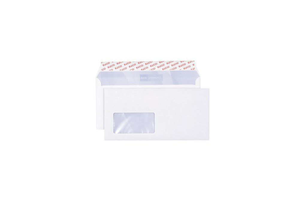 ELCO Briefumschlag Office 7453412 DL mF hk weiß 200 St. Pack.