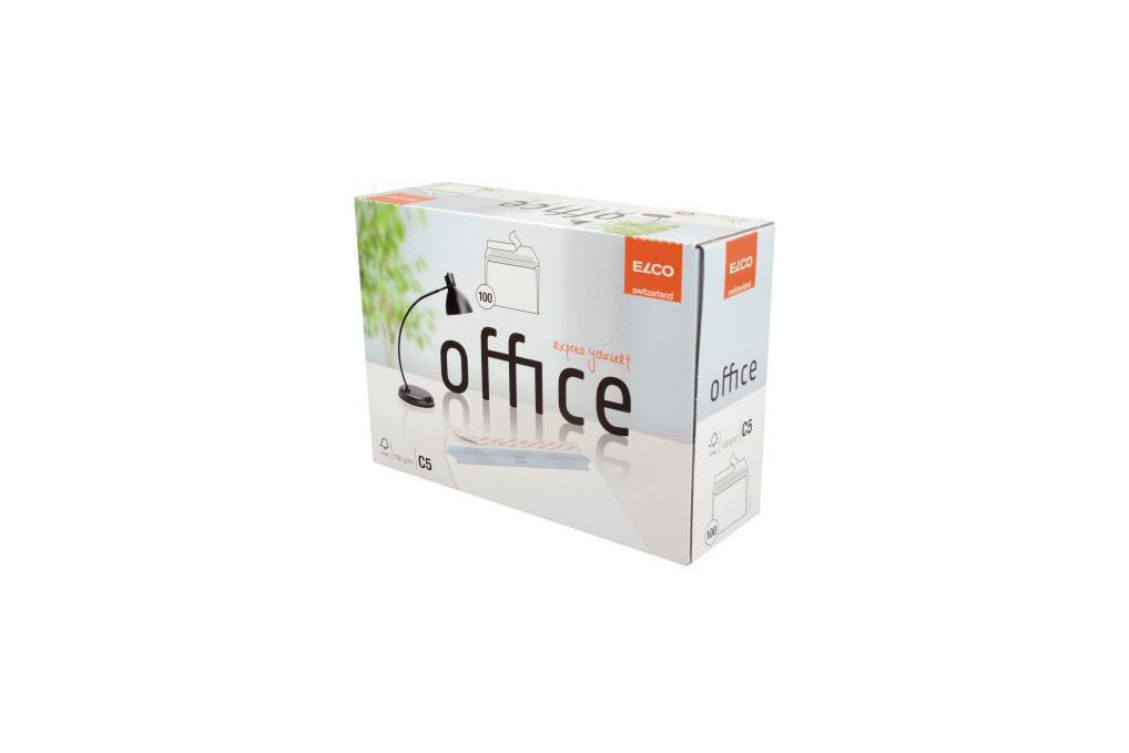 ELCO Briefumschlag Office 7453512 C5 oF 100g weiß 100 St. Pack.