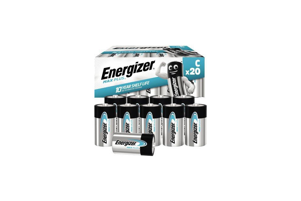 Energizer Batterie Max Plus E301324104 C Baby LR14 20 St.