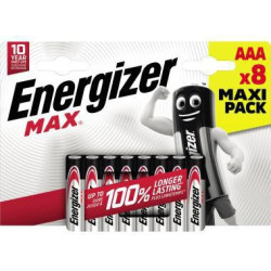 Energizer Batterie Max Alkaline E303324100 AAA LR03 8St. Energizer Batterie Max Alkaline E303324100 AAA LR03 8St.